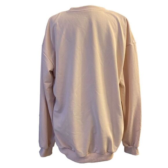 Pink Flamingo Christmas Holiday Lights Lightweight Tan‎ Top Sz XL - Picture 3 of 12